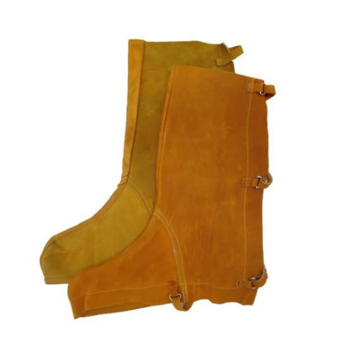 Loher Par de polainas de carnaza